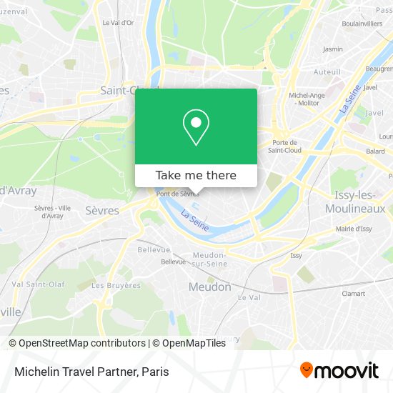 Michelin Travel Partner map