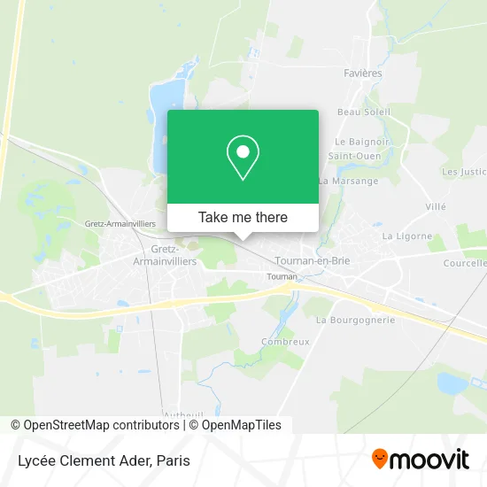 Lycée Clement Ader map