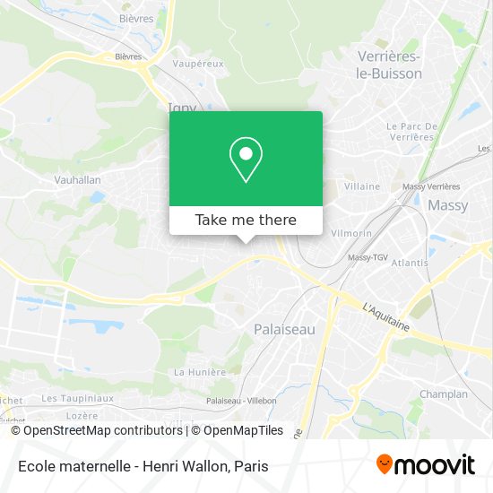 Ecole maternelle - Henri Wallon map