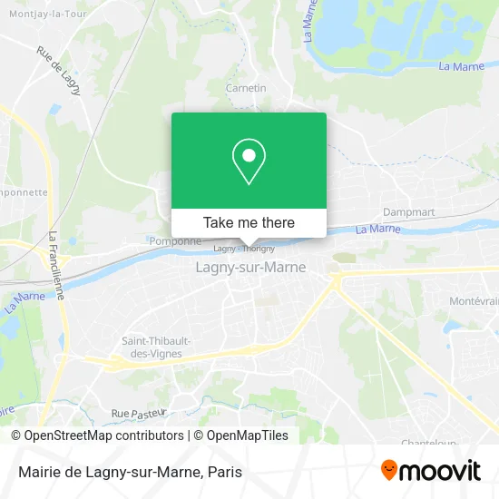 Mairie de Lagny-sur-Marne map