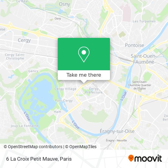 6 La Croix Petit Mauve map