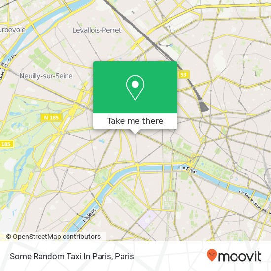 Some Random Taxi In Paris map