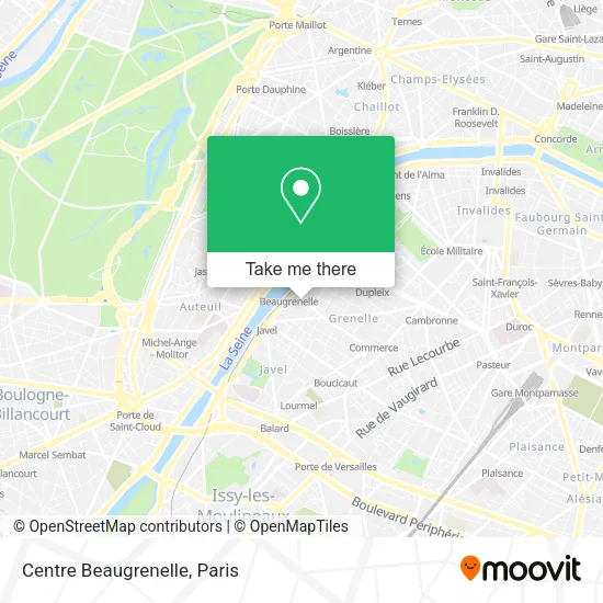 Centre Beaugrenelle map