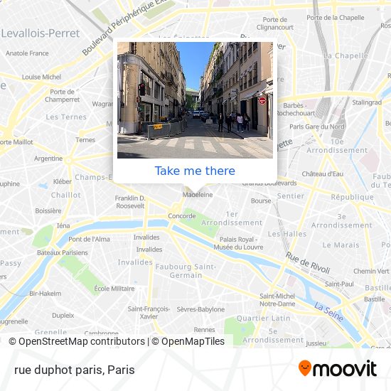 rue duphot paris map