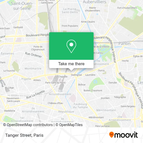 Rue de Tanger map
