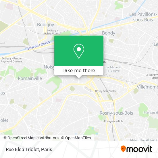 Rue Elsa Triolet map