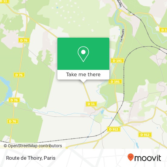 Route de Thoiry map