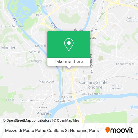 Mapa Mezzo di Pasta Pathe Conflans St Honorine