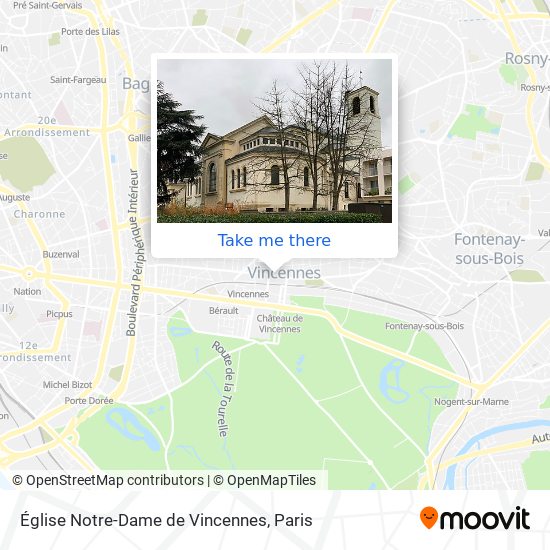 Église Notre-Dame de Vincennes map