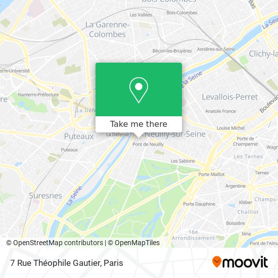 7 Rue Théophile Gautier map