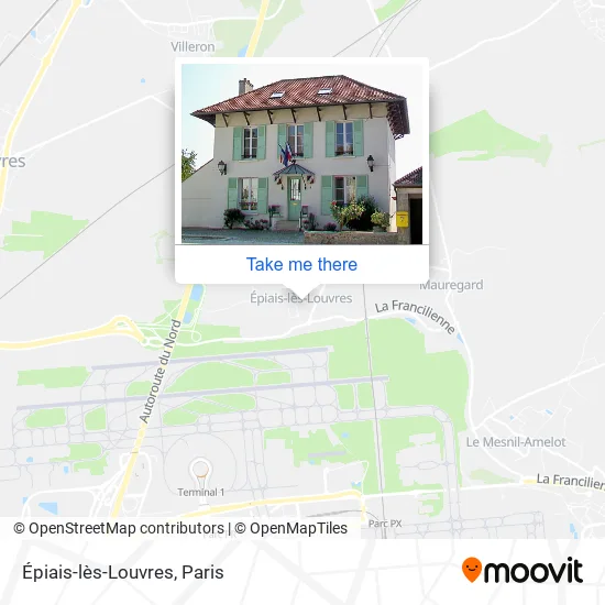 Épiais-lès-Louvres map
