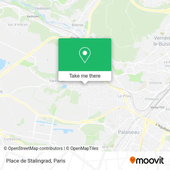 Place de Stalingrad map