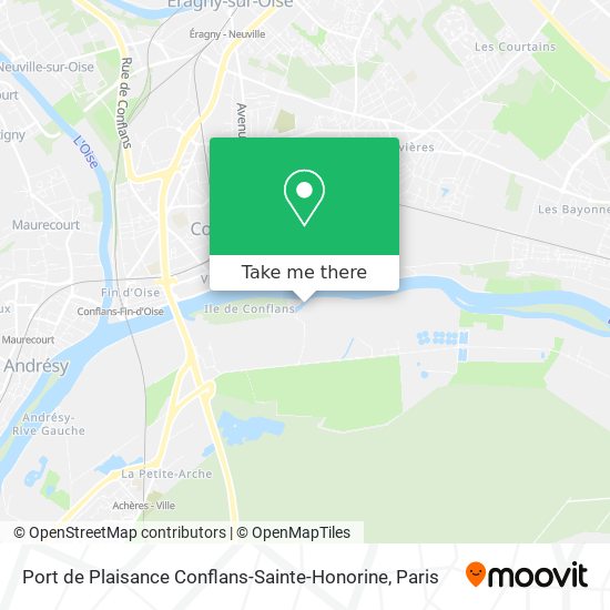 Port de Plaisance Conflans-Sainte-Honorine map