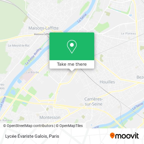 Lycée Évariste Galois map