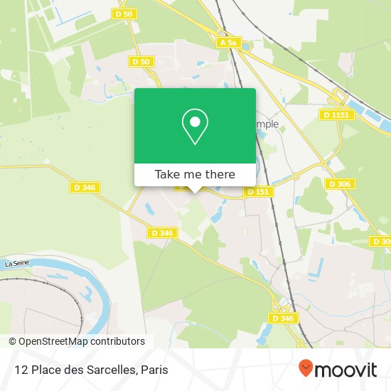 12 Place des Sarcelles map