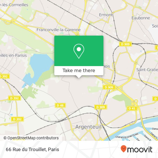 66 Rue du Trouillet map