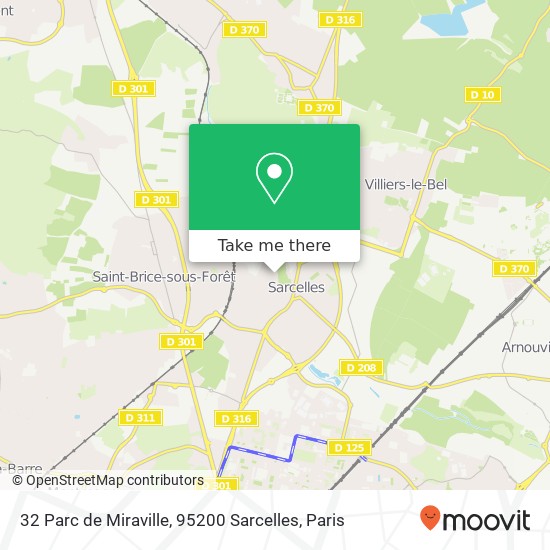 32 Parc de Miraville, 95200 Sarcelles map
