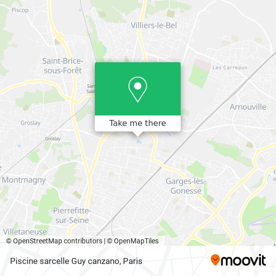 Piscine sarcelle Guy canzano map