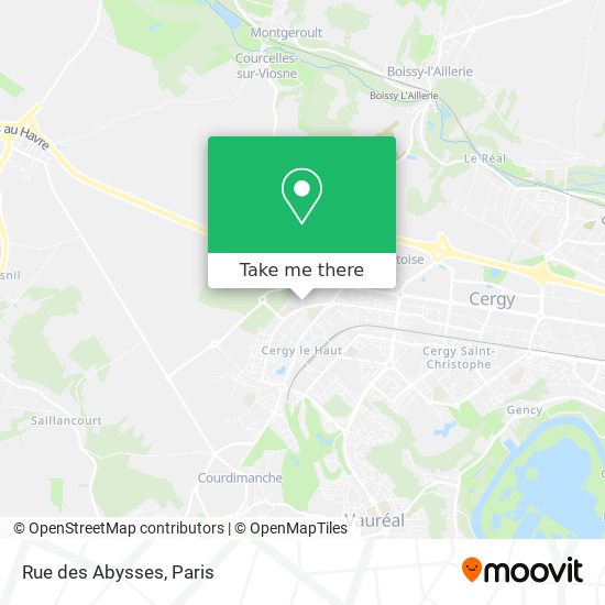 Mapa Rue des Abysses