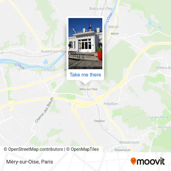 Méry-sur-Oise map