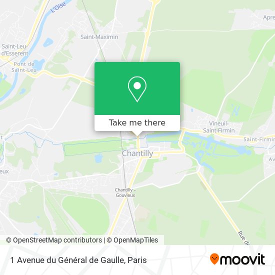Mapa 1 Avenue du Général de Gaulle