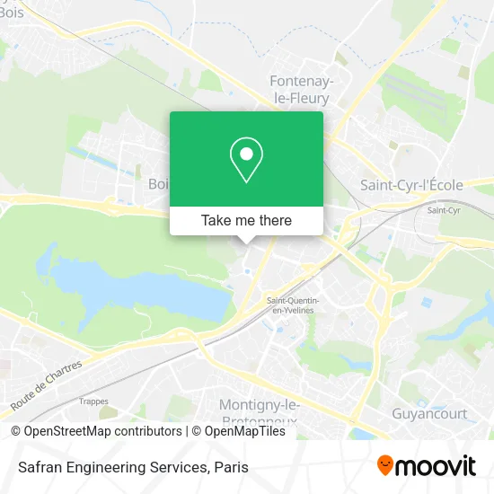 Safran Engineering Services map