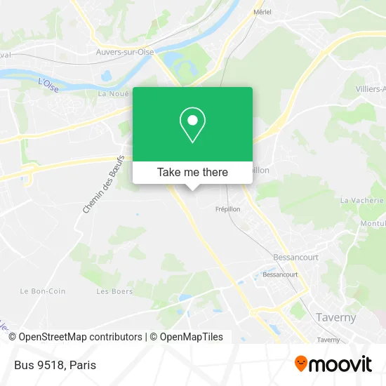 Bus 9518 map