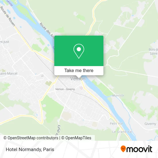 Hotel Normandy map