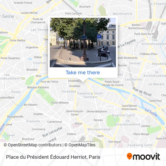 Mapa Place du Président Édouard Herriot