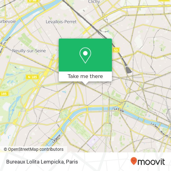 Bureaux Lolita Lempicka map