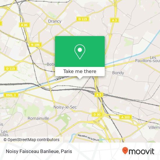 Noisy Faisceau Banlieue map