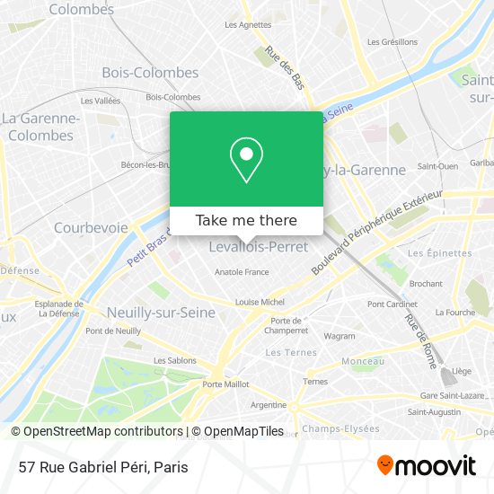 57 Rue Gabriel Péri map