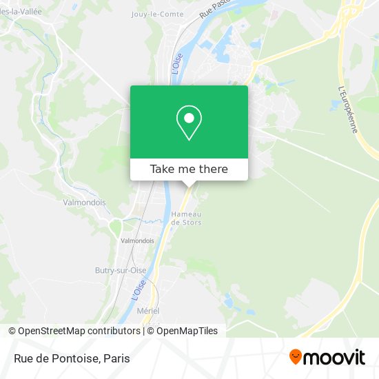 Rue de Pontoise map