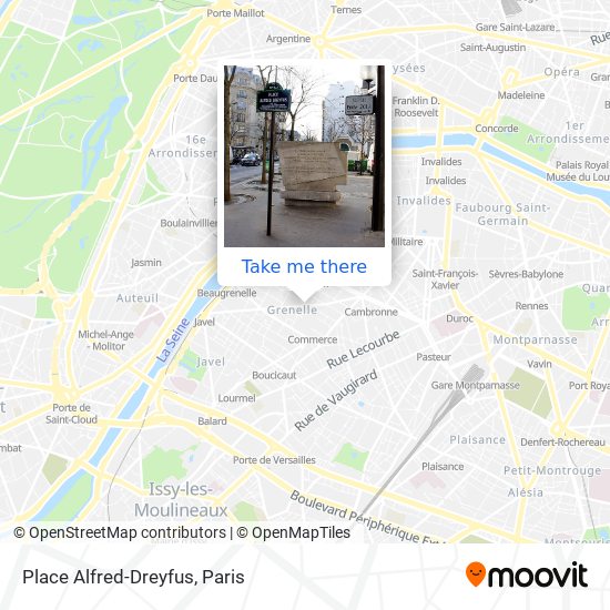 Mapa Place Alfred-Dreyfus