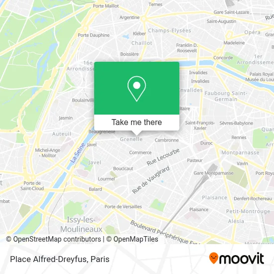 Place Alfred-Dreyfus map