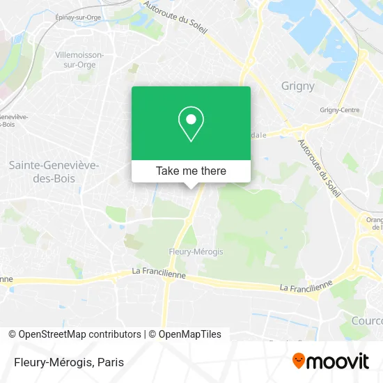Fleury-Mérogis map