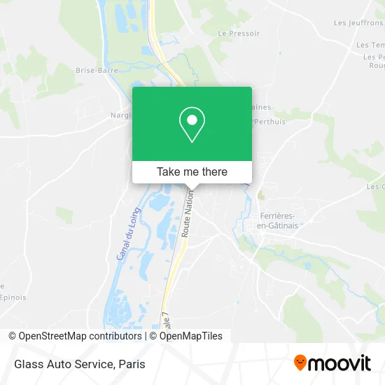 Glass Auto Service map