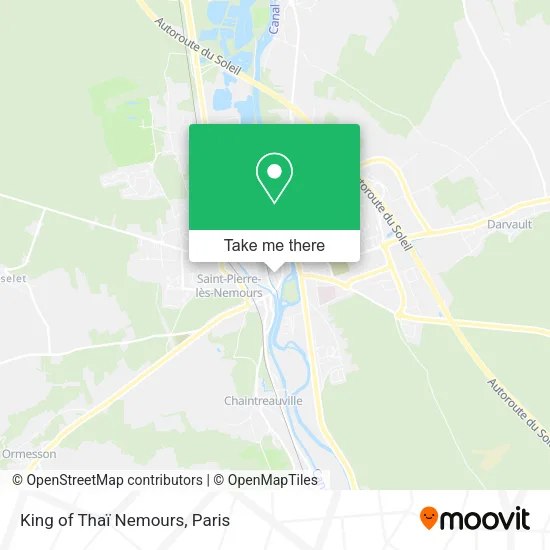 King of Thaï Nemours map