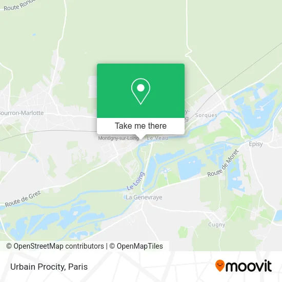 Urbain Procity map