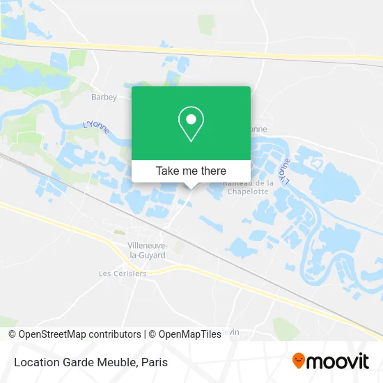 Location Garde Meuble map
