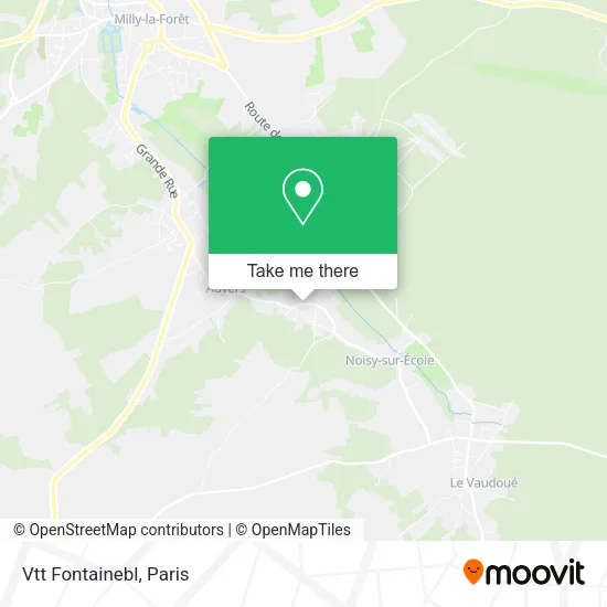 Vtt Fontainebl map