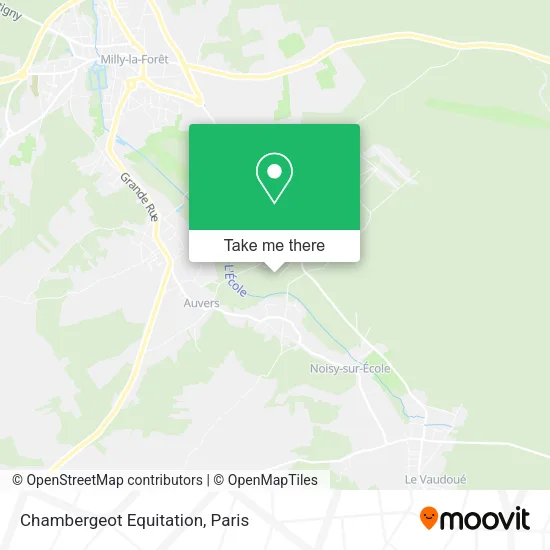 Chambergeot Equitation map