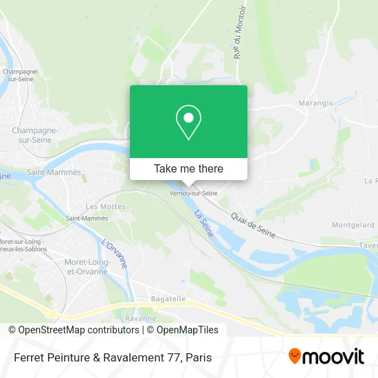 Ferret Peinture & Ravalement 77 map