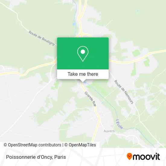 Poissonnerie d'Oncy map