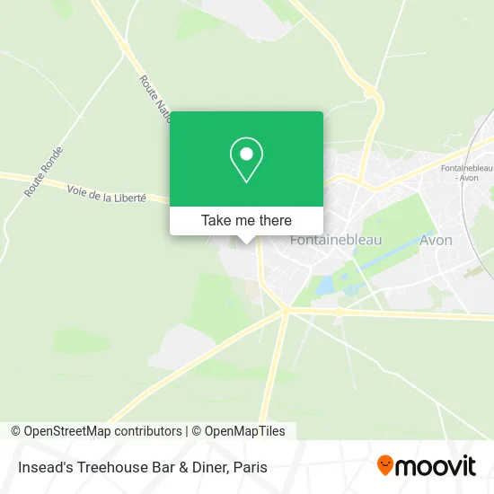 Insead's Treehouse Bar & Diner map