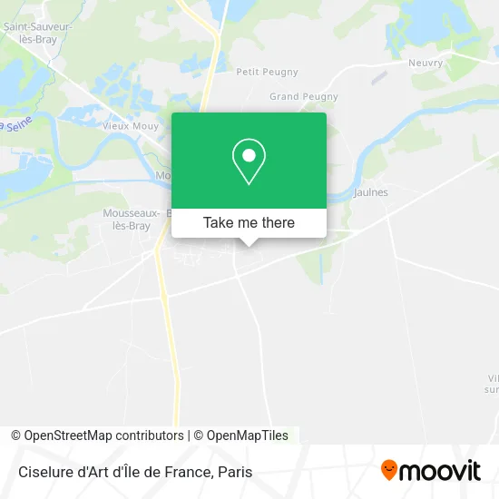 Ciselure d'Art d'Île de France map
