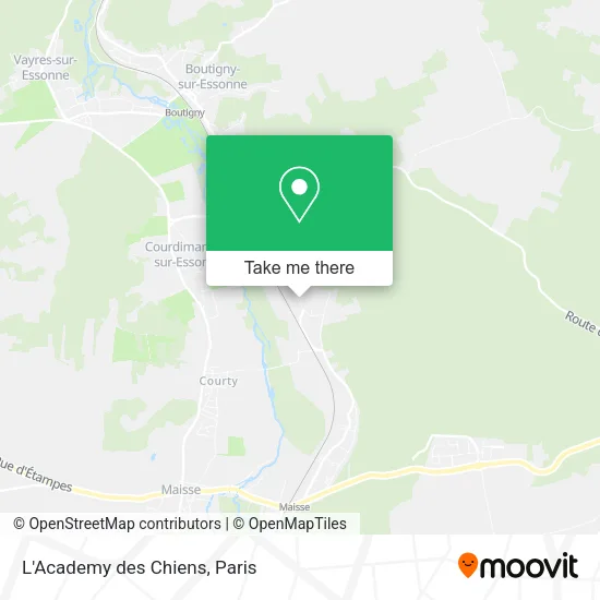 L'Academy des Chiens map