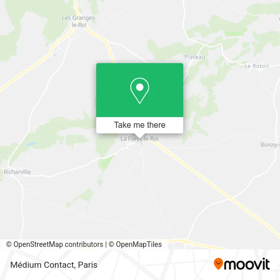 Médium Contact map