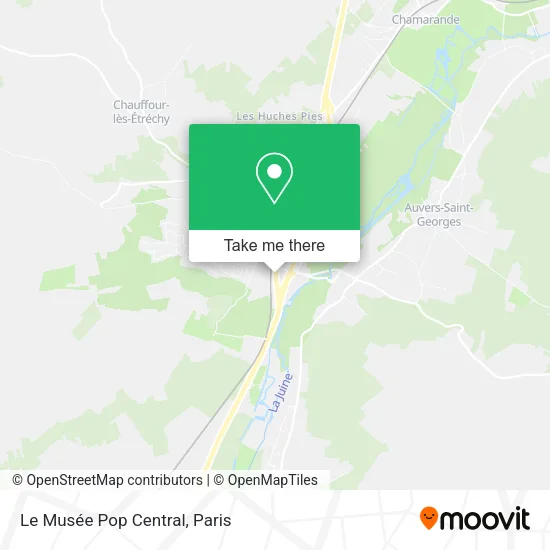 Mapa Le Musée Pop Central
