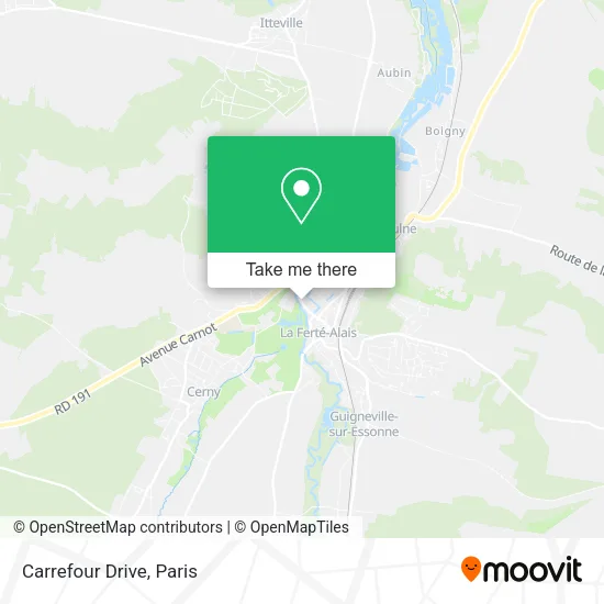 Carrefour Drive map